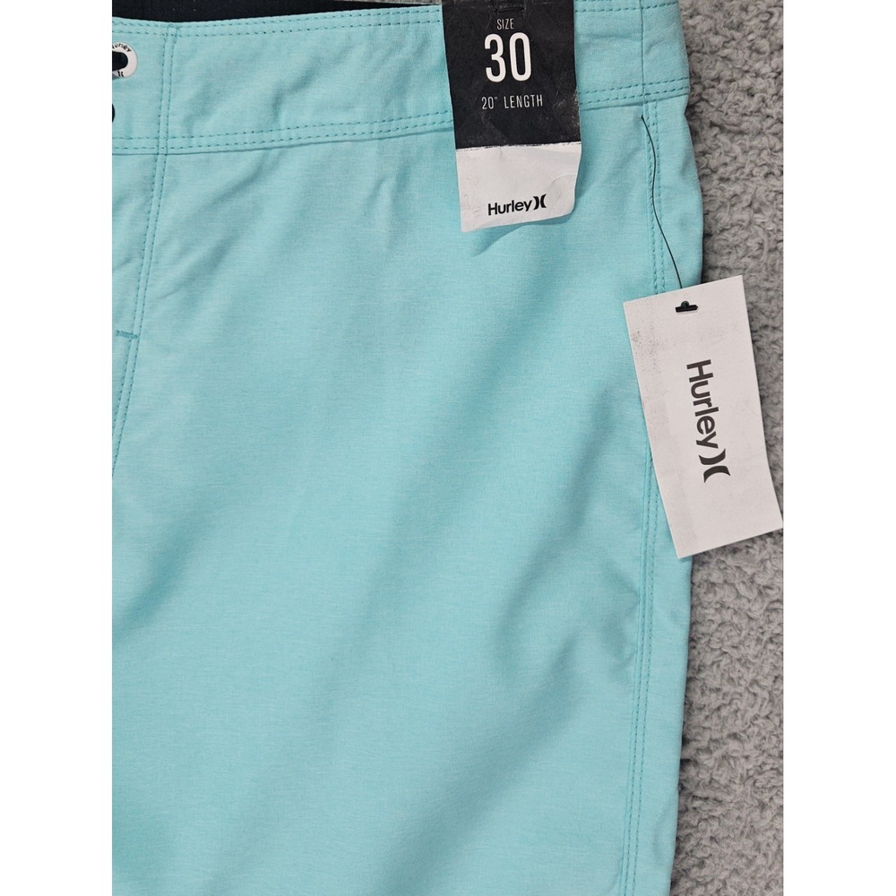 Hurley Board Shorts Mens 30 Turquoise Swim Surf Beach NWT $40 - Picture 5 of 11